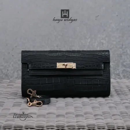 HAYU WIDYAS Walt Kale Dompet kulit asli berkualitas - Dompet Wanita 25cm
