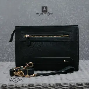 HAYU WIDYAS Boston tas kulit asli berkualitas - Tas Pria 26cm